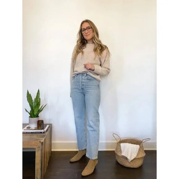 AGOLDE 90's Mid Rise Loose Fit in Wash Snapshot Size US 25 - Picture 14 of 16